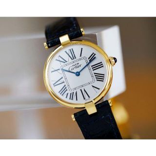 カルティエ(Cartier)の美品 カルティエ マスト ヴァンドーム オパラン ローマン LM Cartier(腕時計(アナログ))