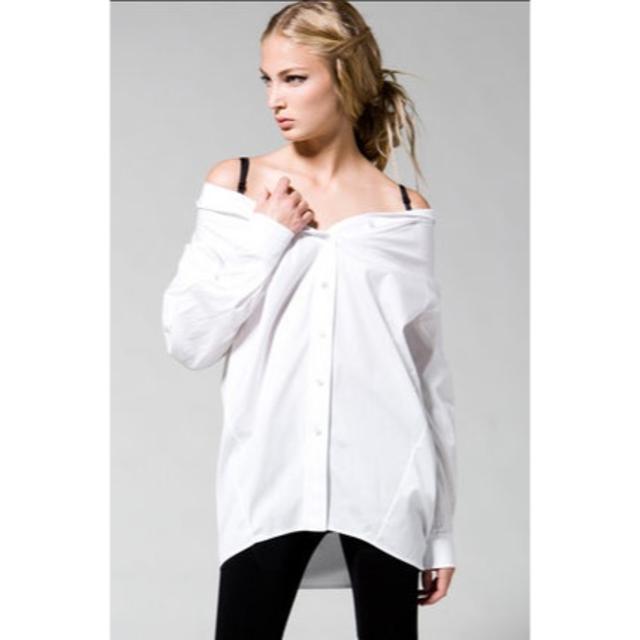 Alexander Wang - woaini_akane様♡AlexanderWang♡オフショルダー白シャツ