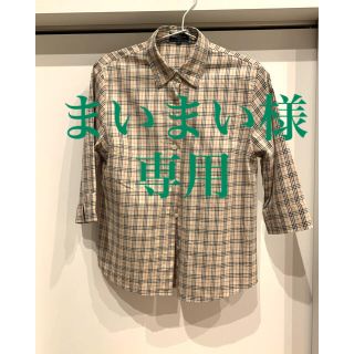 バーバリー(BURBERRY)のBURBERRY GOLF バーバリーゴルフ　コットンシャツ　womens M(ウエア)