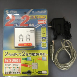 サンワサプライ　USB切替器　SW-US22HN(PC周辺機器)