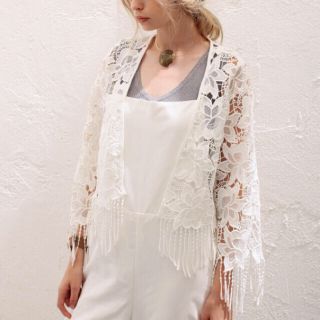 シールームリン(SeaRoomlynn)の♡新品♡完売品Sea Roomlynn♡エンブロイダリーフリンジジャケット♡(カーディガン)