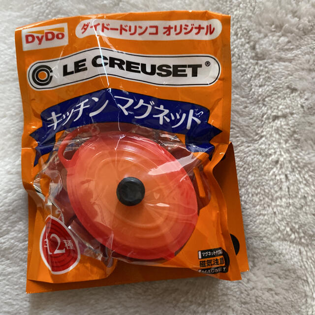 LE CREUSET(ルクルーゼ)のル・クルーゼ キッチンマグネット　ダイドードリンコ　オリジナル　カロリミット インテリア/住まい/日用品のキッチン/食器(収納/キッチン雑貨)の商品写真