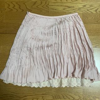 モーガン(MORGAN)のモルガン♡プリーツピンクスカート(ひざ丈スカート)