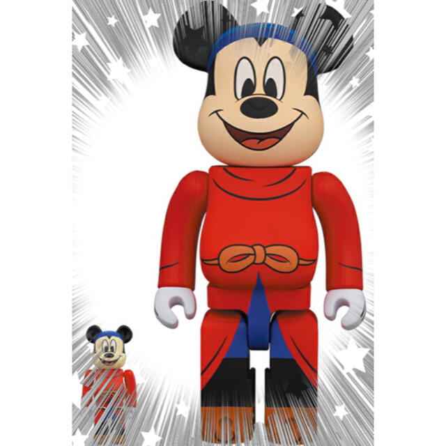 BE@RBRICK FANTASIA MICKEY 100％ & 400％