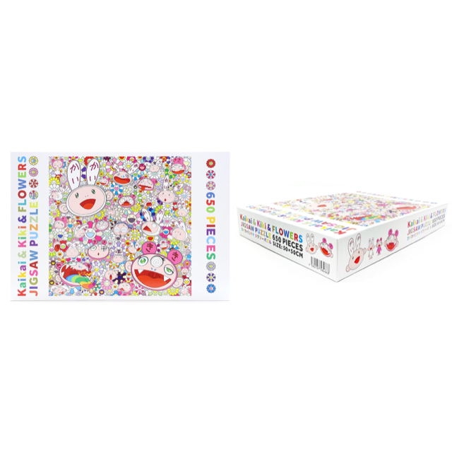 【新品】Kaikai & Kiki & FLOWERS　パズル　4個セットおもちゃ/ぬいぐるみ