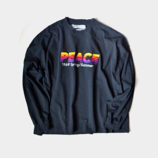 "PEACE" Vintage Long Sleeve Tee Night(Tシャツ/カットソー(七分/長袖))