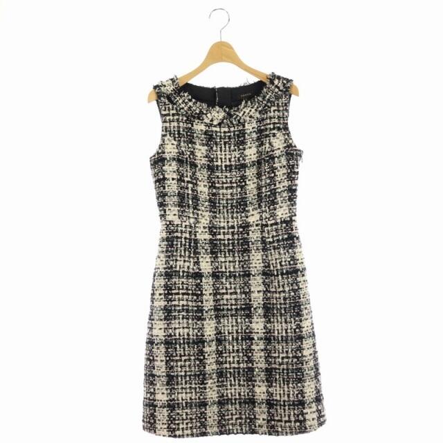 TOCCA - トッカ TOCCA 19AW ノースリーブ ツイード ワンピース 台形 膝丈 ラ