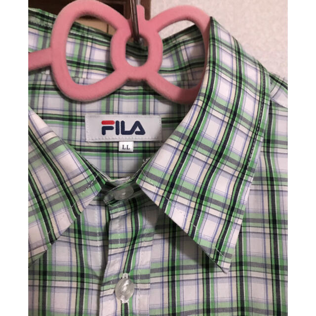 FILA(フィラ)の新品　LL FILA  チェック柄メンズシャツ メンズのトップス(シャツ)の商品写真
