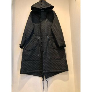 コムデギャルソン(COMME des GARCONS)のnoir kei ninomiya キルティング　ダッフルコート　ブラック(ロングコート)