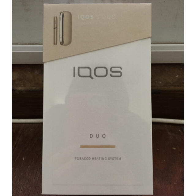 IQOS(アイコス)のIQOS 3 DUO キット ブリリアントゴールド 未開封 スマホ/家電/カメラの生活家電(その他)の商品写真