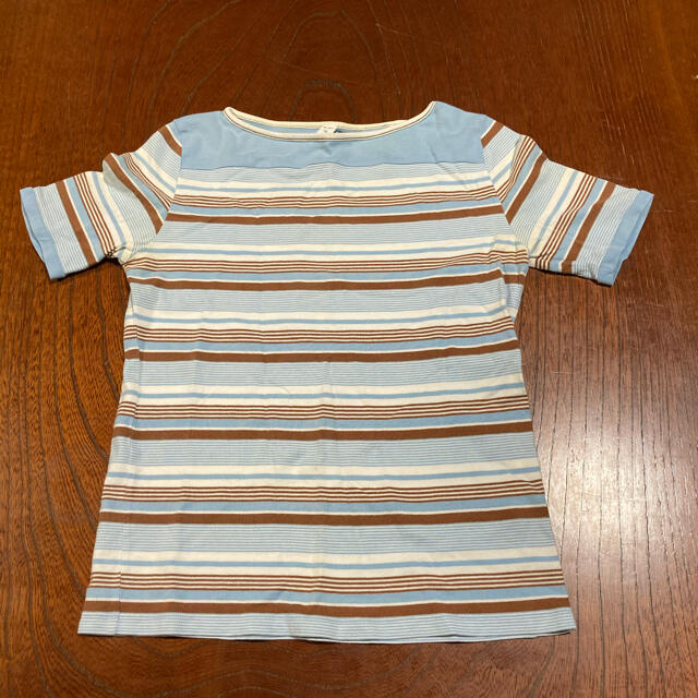 MELROSE claire(メルローズクレール)のボーダーカットソー メンズのトップス(Tシャツ/カットソー(半袖/袖なし))の商品写真