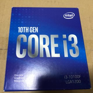 intel corei3 10100F(PCパーツ)