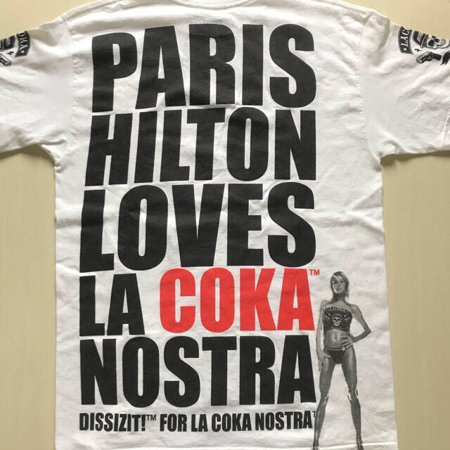 DISSIZIT(ディスイズイット)のLA COKA NOSTRA ParisHilton ディス イズ イットヒルト メンズのトップス(Tシャツ/カットソー(半袖/袖なし))の商品写真