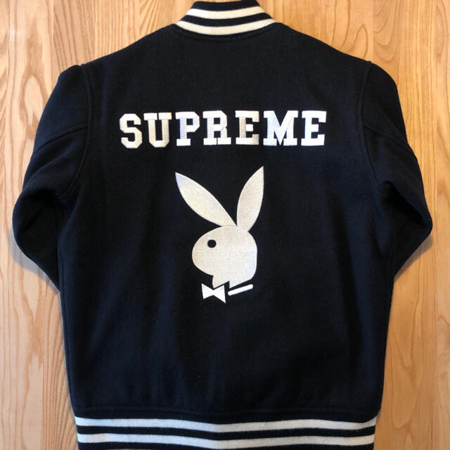 Supreme(シュプリーム)の【美品】Supreme Playboy Varsity Jacket S メンズのジャケット/アウター(スタジャン)の商品写真