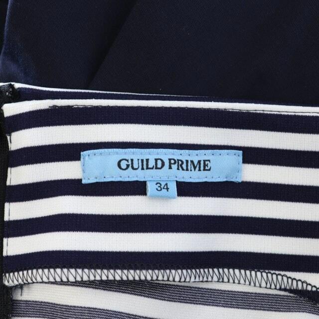 GUILD PRIME(ギルドプライム)のギルドプライム GUILD PRIME 17SS ワンピース ボーダー 切替 フ レディースのワンピース(ひざ丈ワンピース)の商品写真