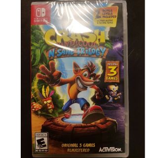 ニンテンドースイッチ(Nintendo Switch)のクラッシュバンデクー　CRASH BANDICOOT　北米(家庭用ゲームソフト)