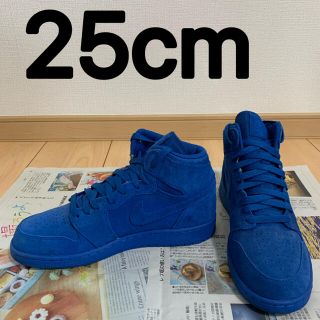 ナイキ(NIKE)のNIKE AIR JORDAN 1 HIGH TEAM ROYAL 25cm(スニーカー)