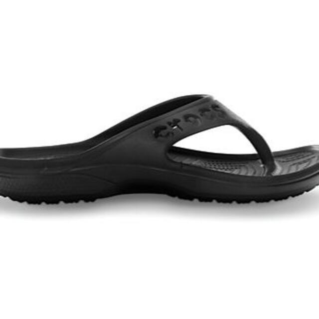 crocs(クロックス)の23cm クロックス バヤ フリップ Baya Flip ブラック M5W7 レディースの靴/シューズ(ビーチサンダル)の商品写真