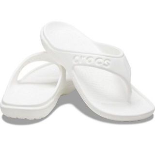 クロックス(crocs)の22cm クロックス バヤ フリップ Baya Flip ホワイト M4W6(ビーチサンダル)