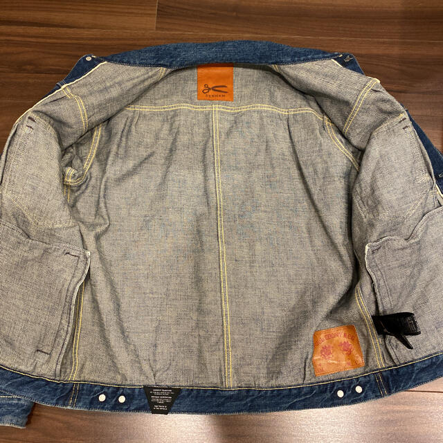 DENHAM(デンハム)のDENHAM × FULL COUNT T BACK BORO DENIM JK メンズのジャケット/アウター(Gジャン/デニムジャケット)の商品写真