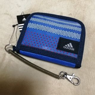 アディダス(adidas)のadidas　子ども用財布　ブルー(財布)