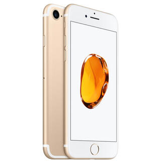 アップル(Apple)のiPhone7・SIMフリー・128GB・ゴールド(スマートフォン本体)