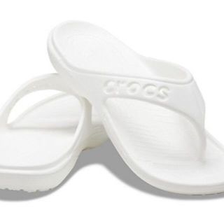 クロックス(crocs)の30cm クロックス バヤ フリップ Baya Flip ホワイト M12(サンダル)