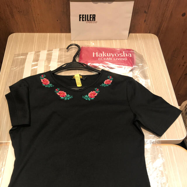 フェイラー銀座　手提げ　新品フェイラー　薔薇　Tシャツ