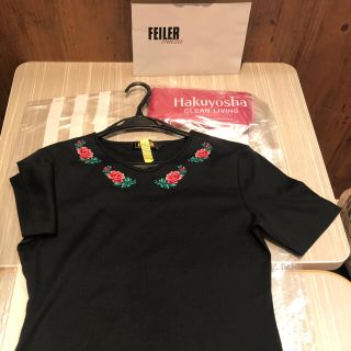 フェイラー(FEILER)のフェイラー銀座　手提げ　新品フェイラー　薔薇　Tシャツ(ハンカチ)