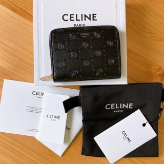 セリーヌ(celine)の極美品　完売希少品　正規品　セリーヌ　トリオンフ　コンパクトウォレット(財布)