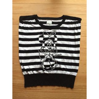 ジョイリッチ(JOYRICH)のJOYRICH♡ミニーちゃんボーダーニットS(Tシャツ(半袖/袖なし))