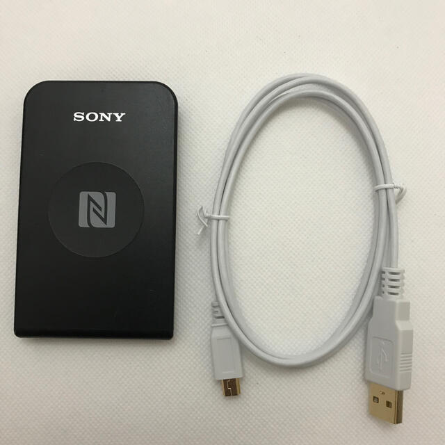 SONY(ソニー)の【傷有】SONY PaSoRi パソリ RC-S380 USBminiケーブル付 スマホ/家電/カメラのPC/タブレット(PC周辺機器)の商品写真