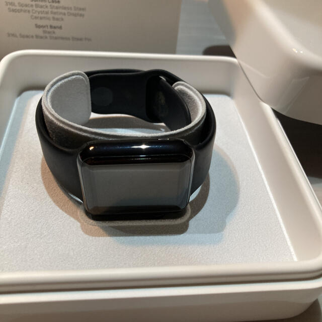 Apple Watch(アップルウォッチ)のApple Watchスポーツ 付属品あり　第1世代 メンズの時計(腕時計(デジタル))の商品写真