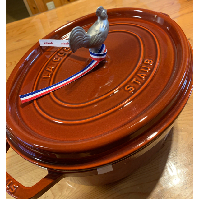 STAUB(ストウブ)の★レアカラー★ STAUB ピコ・ココット オーバル 31cm  インテリア/住まい/日用品のキッチン/食器(鍋/フライパン)の商品写真