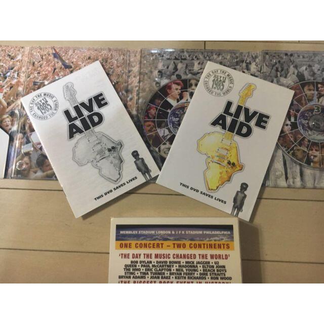 LIVE AID ライブ・エイド 初回生産限定 DVD 4枚組4枚目再生不可の