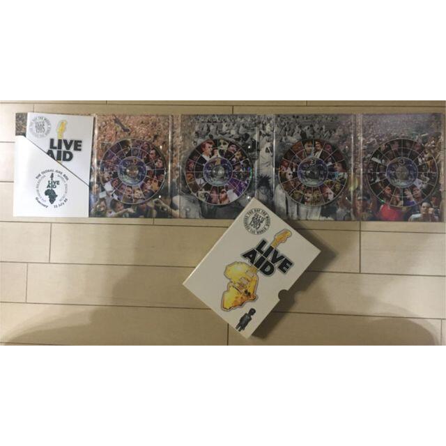 LIVE AID ライブ・エイド 初回生産限定 DVD 4枚組(4枚目再生不可)の