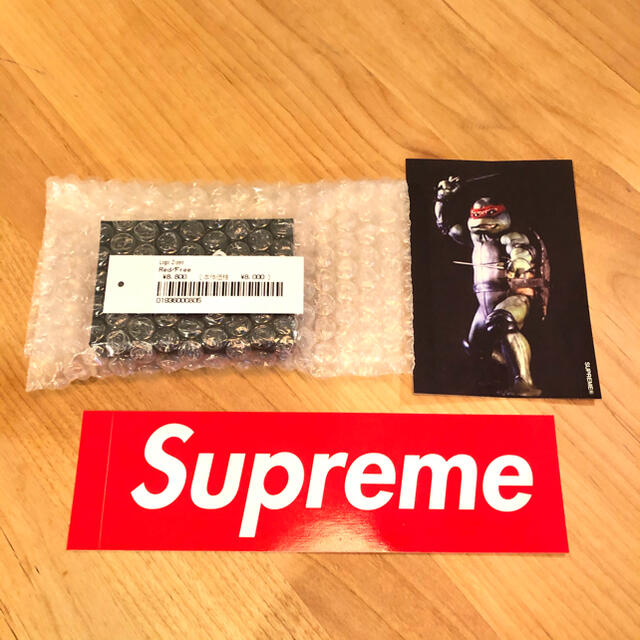 21SS week2 Supreme Logo Zippo ライター 赤