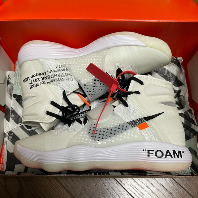 税込】 off-white nike - NIKE the 28.0 hyperdunk 10 スニーカー