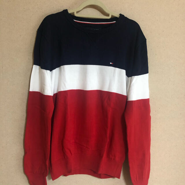 TOMMY HILFIGER(トミーヒルフィガー)のTOMMY HILFIGER BORDER KNITSWEATERニットセーター レディースのトップス(ニット/セーター)の商品写真