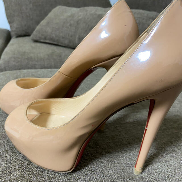 Christian Louboutin(クリスチャンルブタン)のルブタン　オープントゥパンプス レディースの靴/シューズ(ハイヒール/パンプス)の商品写真