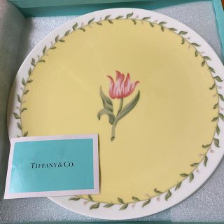 ティファニー(Tiffany & Co.)のTiffany&Co. ピンクチューリップ プレート(食器)