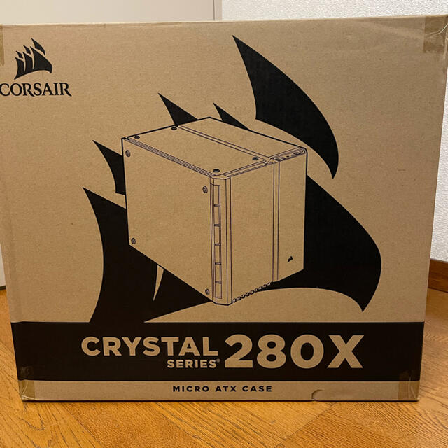 ＰＣケース 新品未使用 Corsair crystal 280x white スマホ/家電/カメラのPC/タブレット(PCパーツ)の商品写真