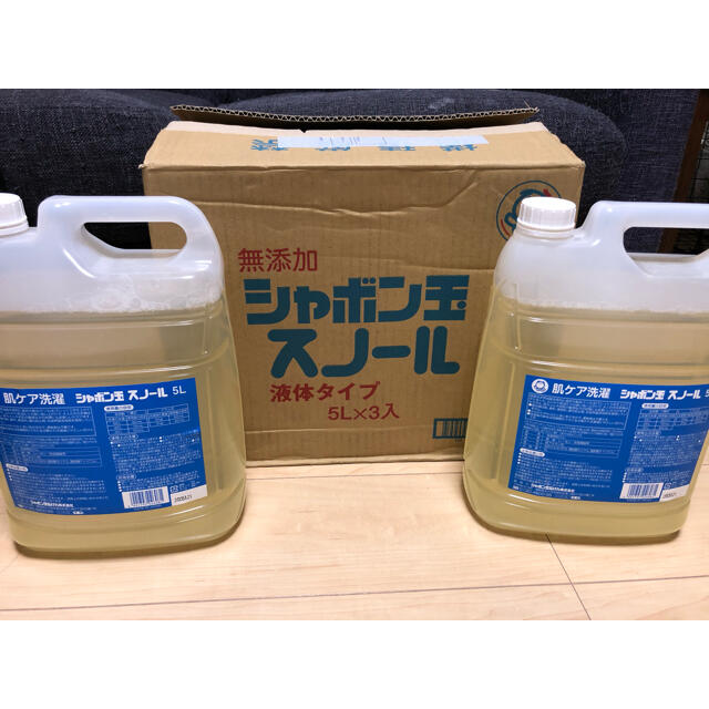 シャボン玉石けん(シャボンダマセッケン)のシャボン玉スノール 液体タイプ 5L インテリア/住まい/日用品の日用品/生活雑貨/旅行(洗剤/柔軟剤)の商品写真