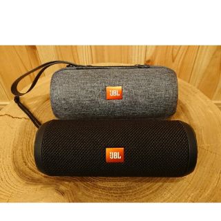 JBL FLIP3本体(ジャンク品)+ケース+FLIP3用充電池(動作未確認)(スピーカー)