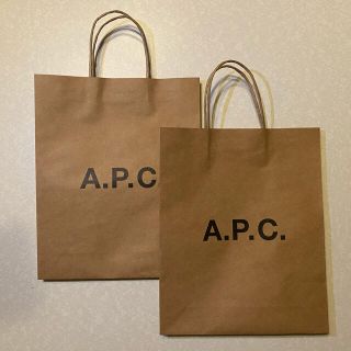 アーペーセー(A.P.C)のA.P.C 紙袋　ショッパー　2枚(ショップ袋)