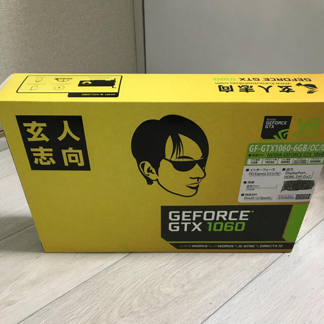 玄人志向　GEFORCE GTX1060 6GB OC