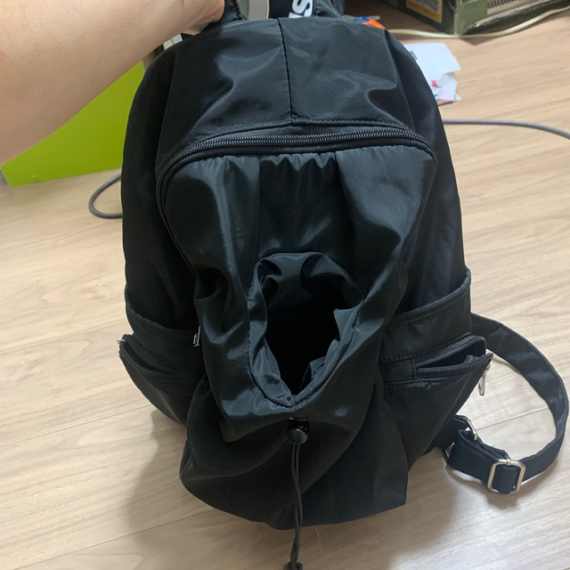 リュック　黒　値下げ レディースのバッグ(リュック/バックパック)の商品写真