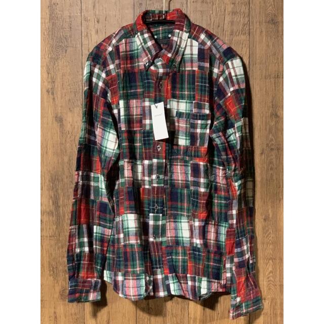 SOPHNET ソフネット PATCH WORK FLANNEL CHECK M