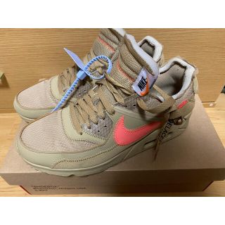 OFF-WHITE - ナイキ エアマックス90 オフホワイト デザートオレ 最終 ...