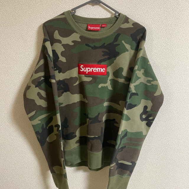 Supreme(シュプリーム)のシュプリーム ボックスロゴ トレーナー カモ 15aw メンズのトップス(スウェット)の商品写真